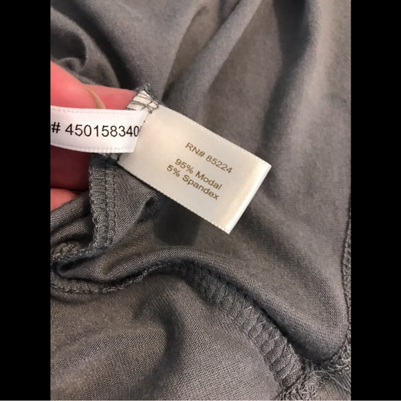 BOSTON PROPER Embellished Neckline Blouse Shirt Top Gray Necklace Rhinestones - Picture 9 of 11